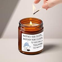 Birthday Gifts for Men Dad Boyfriend Him Husband Grandpa Brother Uncle Coworker Best Friend, Funny Present 65th 30th 75th 60th 40th 50th Birthday Gift Ideas, Happy Birthday Candles Unique Mens Gifts