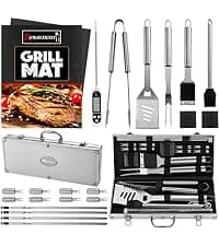 ROMANTICIST Kitchen Knife Sets, 10PCS High Carbon Stainless Steel Knife Sets with Block, Black Knife Block Set, Knives Set for Kitchen with Anti-slip Handle, Exquisite Knives Set New Home Essentials B0FL25YQ5J