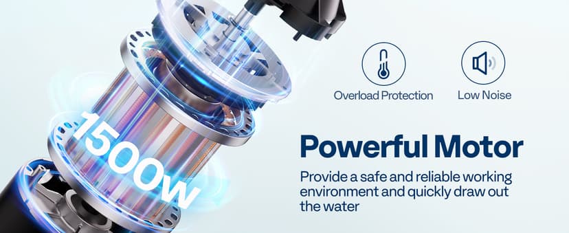 VIVOHOME 2.0 HP Above Ground Swimming Pool Pump Dual Speed 1.5" & 1.25'' Inlet/Outlet 115V Energy Saving w/Strainer Basket