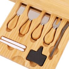 Large Charcuterie Cheese Board and Knife Set, 3 Drawers Kitchen Charcuterie Platter & Large Serving Tray - House Warming, Anniversary Wedding Gifts for Couple, Bridal Shower Gift for Women