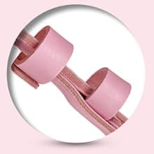 Jaffick Weight Lifting Belt For Ladies Leather Gym Belts Lower Waist Back Support For Women Men Fitness Squat Deadlift Heavy Duty Cross Training Gym Powerlifting Workout