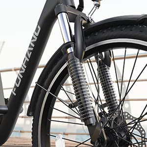 Electric Bike for Adults, 26" City Cruiser Ebike with 1000W Peak Motor, 21.7MPH 50 Miles Commuter Adult Electric Bicycles with 48V Battery, Adjustable Stem, 7-Speed, UL 2849 Certified