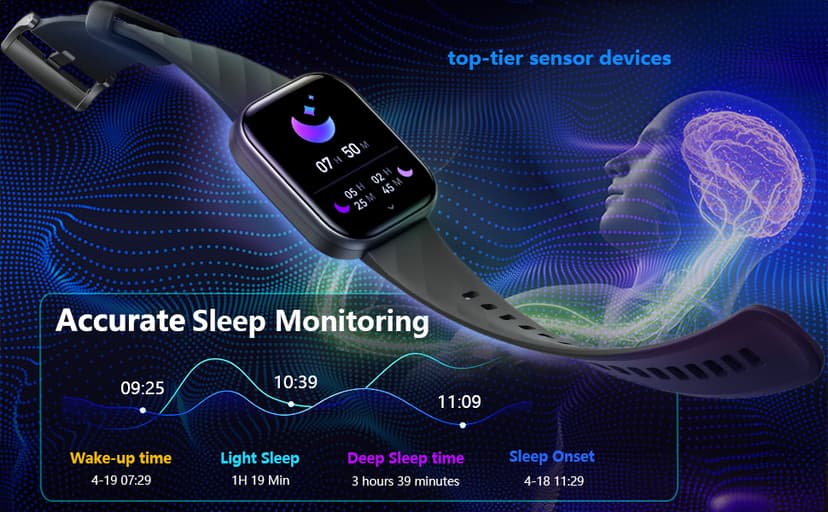 FITVII Health & Fitness Tracker (Answer/Make Calls), Smart Watch with 24/7 Heart Rate and Blood Pressure, Sleep Tracking, Blood Oxygen Monitor, 120+ Sport Modes Activity Tracker for Women Men