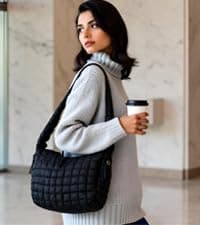 higouta Mini Sling Bag for Men Women, Small Crossbody Casual Utility Chest Phone Bag for Travel Workout