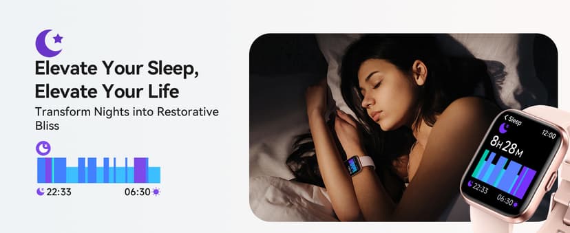 Smart Watches for Women, 1.85" Aleax Bulit-in Smart Watch for Android Phones & iPhones with Calls/Messages/Reminders, 120 Sport Modes Fitness Tracker Watch for Women with Heart Rate/Sleep/SpO2 Monitor