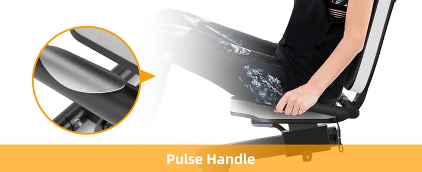 VANSWE Recumbent Exercise Bike for Adults Seniors - Recumbent Bikes for Home with Magnetic Resistance, Bluetooth and App Connectivity, Pulse Sensor