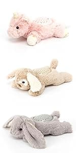 Cloudb Cloudbox Storytime Audio Story Books Toy Gift for Toddlers Kids Girls Boys | English/Spanish Voice Record Storyteller | 36 Stories, 8 Melodies, Star Projector Night Light White Noise Dreambox