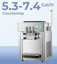 Commercial Ice Maker Machine, 100LBS/24H Freestanding & Undercounter Ice Machine with 2 Water Inlets, 40 PCS/Cycle and 24LBS Storage Bin, Stainless Steel, LED Display & Self-Cleaning for Home Bar