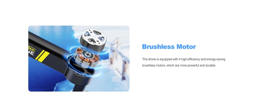 Brushless Drone With Camera For kids And Beginner, Toy Drones With Screen On Controller, No Phone Needed, Entry-level Drone For Kid 8-12 With Auto Hover, Easy to Fly, One Click Take Off/Land, No FAA, Under 249g, 2 Batteries, SD Card