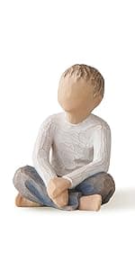 Willow Tree Father and Daughter, Celebrating Loving Bond Between Fathers and Daughters, Grandfathers and Granddaughters, Works Well in Family Groupings, Sculpted Hand-Painted Figure