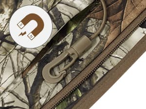 TIDEWE Hunting Clothes for Men with Fleece Lining, Safety Strap Compatible Water Resistant Silent Hunting Jacket and Pants