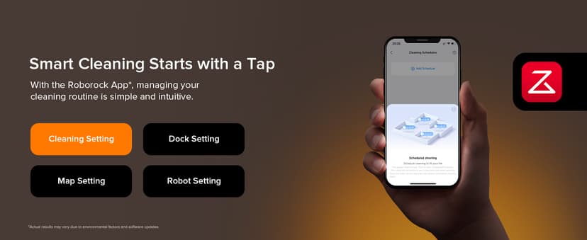 roborock Qrevo Series Robot Vacuum and Mop, 8000Pa Suction, Upgraded from Qrevo S, Anti-Tangle Brush, Smart Obstacle Avoidance, Auto Mop Washing, All-in-One Dock, 200RPM Spinning Mops, White(QV 35A)