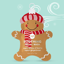 SpaLife Holiday Treats Facial Masks 12-Pack Assorted - Festive Christmas Skincare for Hydration and Refreshment - Gingerbread, Sundae, Cocoa & Eggnog