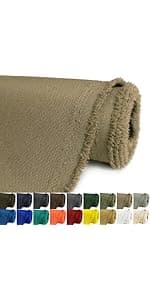 Waterproof Canvas Fabric by The Yard, 58inch 600D Upholstery Fabric Polyester Material Outdoor Water Resistant Material for Sewing Chair Patio Cushion Bag Sofa Seat Repair, 1 Yard Flaxen Grey
