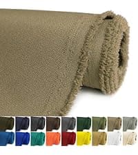 Waterproof Canvas Fabric by The Yard, UV Resistant 600D Outdoor Upholstery Material 58inch Cordura Fabric Water Resistant Fabric for Sewing Chair Patio Cushion Bag Interior, 1 Yard Olive Green