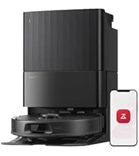 roborock QV 35S Robot Vacuum and Mop, All-in-one Vacuum Cleaner, 10,000Pa Powerful Suction, Self Emptying & Refilling, Self Mop Washing & Air Drying, Anti-Tangle Brushes for Home, Pet Hairs, Black