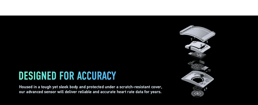 COROS Heart Rate Monitor, Comfort, Easy to wear, Auto-wear Detection, Advanced Sensor, Precise Data, Bluetooth, 38 Hours Battery Life, Connects up to 3 Devices at Once