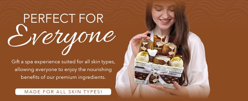 Gifts For Women Gift Basket for Women– 9 Piece Set of Vanilla Coconut Home Spa Set, Includes Fragrant Lotions, Extra Large Bath Bombs, Coconut Oil, Luxurious Bath Towel & More