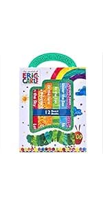 World of Eric Carle, Hear Bear Roar 30-Button Animal Sound Book - Great for First Words - PI Kids 1450874770