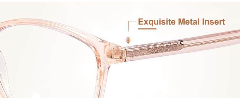 Madison Avenue Blue Light Blocking Glasses Anti Eyestrain UV Glare Blue Light Glasses for Women TV Phone Computer Gaming Eyeglasses Liberty (Crystal Brown)