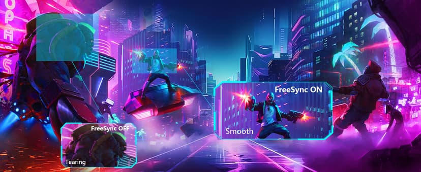 Sealan 24 Inch 180Hz Gaming Monitor, Full HD 1920 x 1080 Computer Display, VA Panel with HDR10, FreeSync, 99% sRGB, HDMI and DisplayPort, VESA Wall Mountable Monitor for PC, Laptop