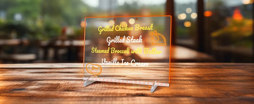 LED Note Board with Colors, 13.7"X10" 4 Modes & 7 Colors Acrylic Dry Erase Board with Light, Include Adapter, Hanging Chain, Led Drawing Board for Kids with Stand, 7 Markers, Spray Bottle