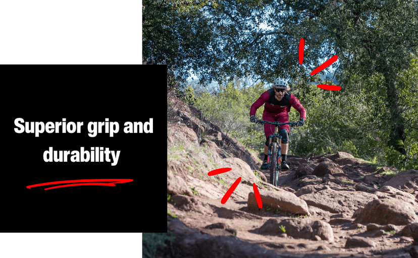 WTB Trail Boss Mountain Bike Tire (26”/27.5”/29") 30tpi Wire Bead - Aggressive Tread & Superior Grip for Trail Rides