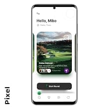 DESERT FOX GOLF Phone Caddy – Funny Quotes Golf Cart Phone Holder with Secure Strap for Hands-Free GPS & Golf Apps – Gifts for Men & Women B08N5GRX13