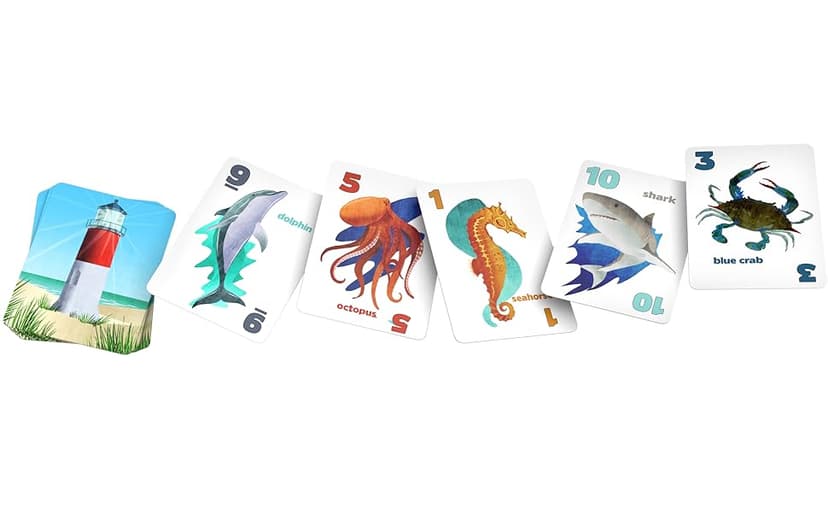 GO FISH Untamed Oceans, a Go Fish Card Game for Kids 4-8 and Up – Play Old Maid and Slap Jack with Same Deck – Easy to Learn – Family, Board Game Night and Classroom Party Fun – Great Gift Idea