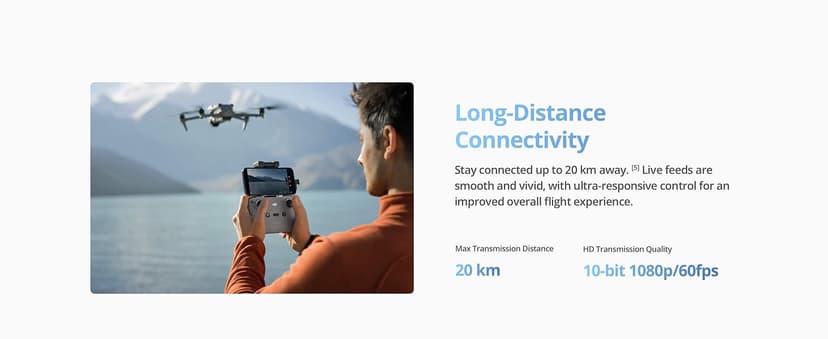DJI Air 3S Fly More Combo (RC-N3), Drone with 1" CMOS Wide-Angle & Medium Tele Camera, 4K/60fps HDR Video, Nightscape Omnidirectional Obstacle Sensing & 3 Batteries for Extended Flight Time