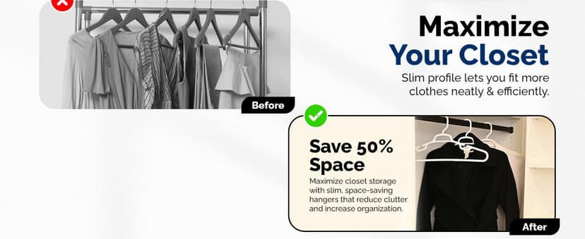 19" XL Plastic Hangers, Giant Heavy Duty Hanger, Merrick, XL Hanger, 36