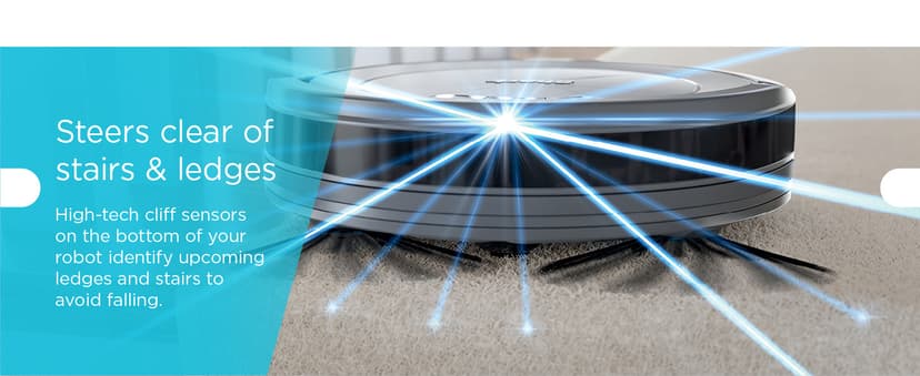 Shark AV753 ION Robot Vacuum, Tri-Brush System, Wifi Connected, 120 Min Runtime, Works with Alexa, Multi Surface Cleaning, Grey