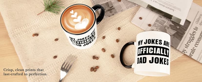 Aurahouse New Dad Gifts First Time, Officially Dad Jokes Mug, Pregnancy Announcement for Husband Funny, Daddy to Be Gifts for 1st Time Dads Birthday Baby Shower Fathers Day, Expecting Father Gift