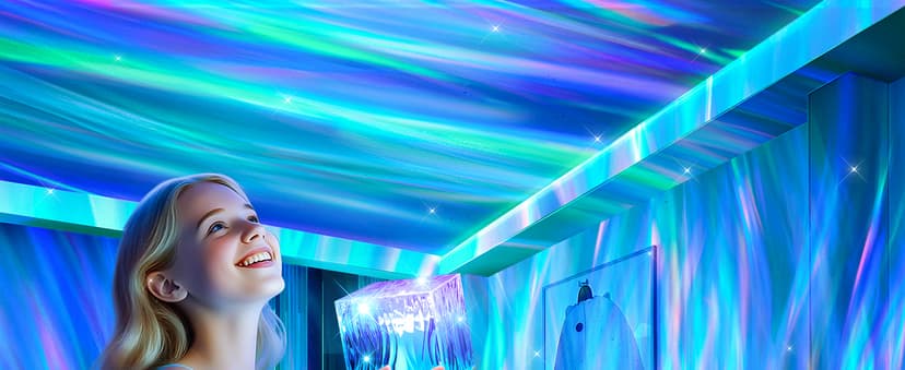 Christmas Gifts for Teens Northern Lights Projector,18 Color Gifts for Teen Boys Gifts for Teenage Girls,Remote Galaxy Projector for Bedroom Night Light for Kids Galaxy Light,Cute Room Decor Aesthetic