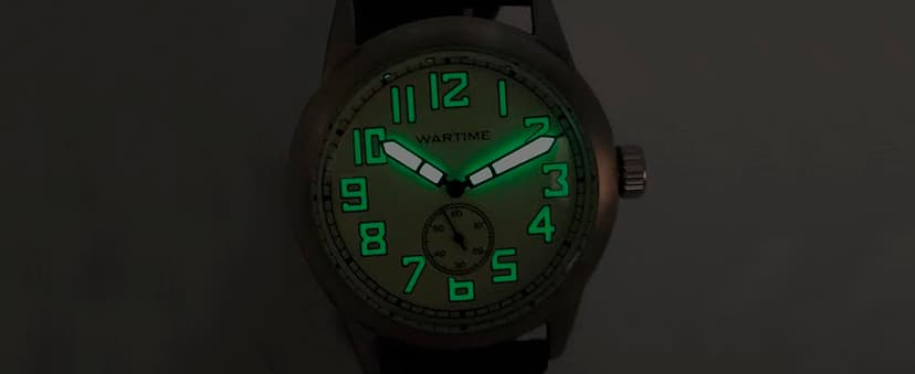 WTI WORLD TIME INTERNATIONAL WARTIME | WW2 Military Watch – Vintage USAAF Watch, Swiss-Quartz Movement with Canvas strap and leather lining, 10 ATM Water Resistant. The Perfect WW2 Memorabilia. Mens Watches for Ever