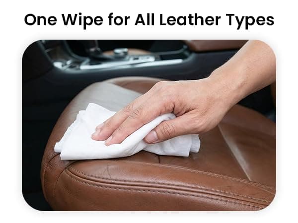 EVEO Leather Cleaner Wipes 4-in-1 Leather Cleaner and Conditioner for Furniture, Car Interior, Couch, Shoes & Purses – UV Protection, XL Moistened Cleaning Wipes Restore & Protect – 3 Pack (90 Total)