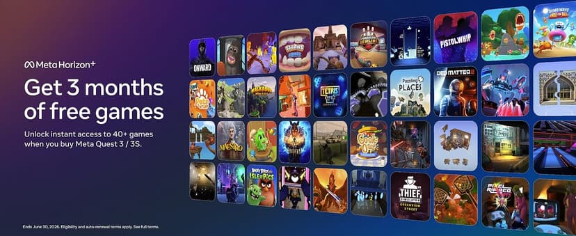 Meta Quest 3S 128GB — Get Batman: Arkham Shadow and a 3-Month Trial of Meta Horizon+ Included — All-in-One Headset