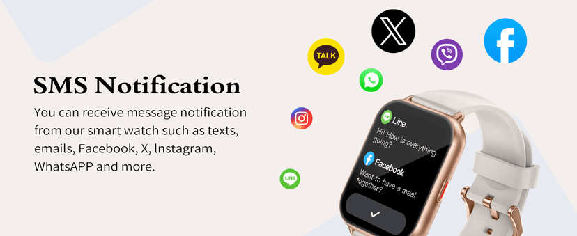 RUIMEN Smart Watches for Women Men (Answer/Make Calls, 2 Bands Included), 1.8" Smartwatch for iOS/Android Phones, Fitness Tracker Heart Rate/Sleep Monitor Digital Watch Waterproof Milky White