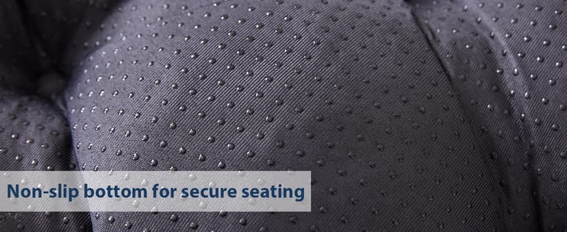 IASEAHK Chair Cushions for Dining Chairs, Seat Cushions for Kitchen Chairs, Indoor Seat Cushions with Ties, Tufted Foam Chair Pads, Non Slip Chair Cushions Set of 4, 15.5" x 15.5" x 4", Navy Blue