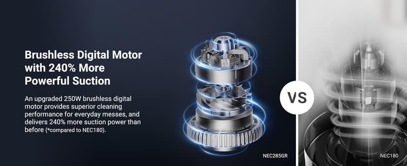 Eureka RapidClean Pro Cordless Vacuum Cleaner for Hard Floors, Lightweight Stick Vacuum LED Headlights, Convenient Stick and Handheld Vac, Green, NEC285GR