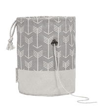 TOGETRUE Yarn Bag, Small Knitting Crochet Bag, Portable Yarn Storage Bags Organizer for Crocheting Project, Store Skein Ball, Short Knitting Needle (Yellow)