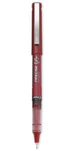 Pilot Precise V5 RT Refillable & Retractable Rollerball Pens, Extra Fine Point Pens 0.5 mm, Black, Pack of 2 - Ideal for School, Journaling & Office Writing