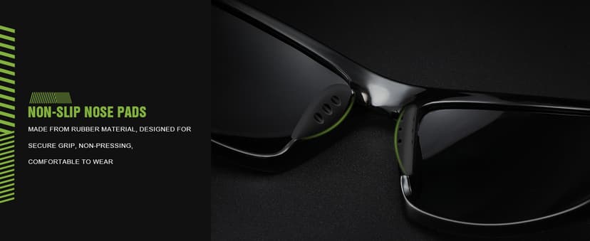 Foliful 3 Pack Polarized Sports Sunglasses for Men, Mens Sunglasses Wrap Around UV400 Protection for Cycling Fishing Driving