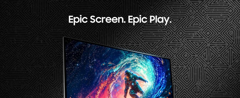 Samsung 27" Odyssey OLED G6 (G61SH) Gaming Monitor - QD-OLED, QHD (1440P), 240Hz, 0.03ms, Glare-Free, Pantone Validated, HDR10, Height-adjustable stand, OLED Safeguard, 3 Year Warranty, LS27HG612SNXZA