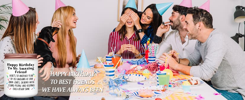 Homsolver Best Friend-Birthday Gifts for Women Men, Funny Friendship Gifts for Woman Candles, Birthday Gift for Friends Sister Bestie BFF Coworker Classmate, Funny Scented Candles