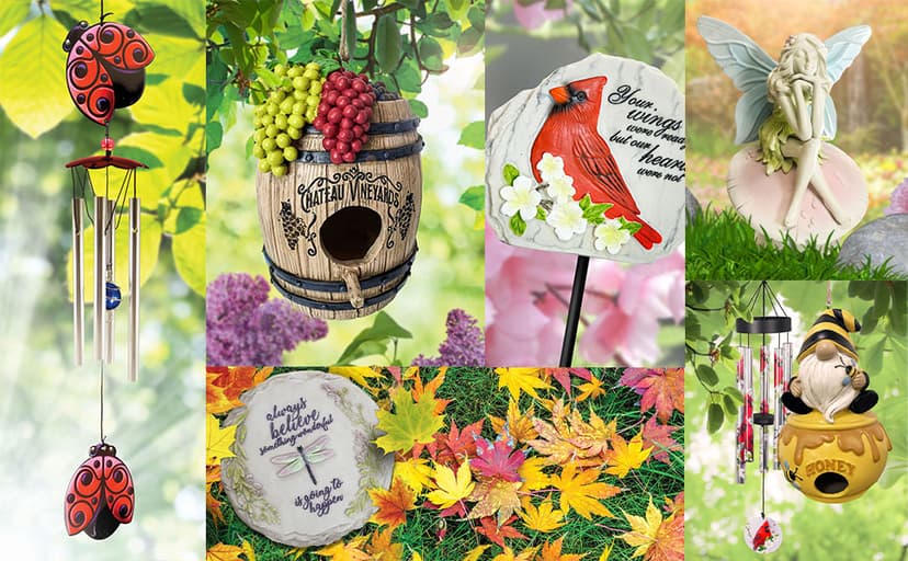 Spoontiques - Garden Décor - Grandma’s Garden Stepping Stone - Decorative Stone for Garden