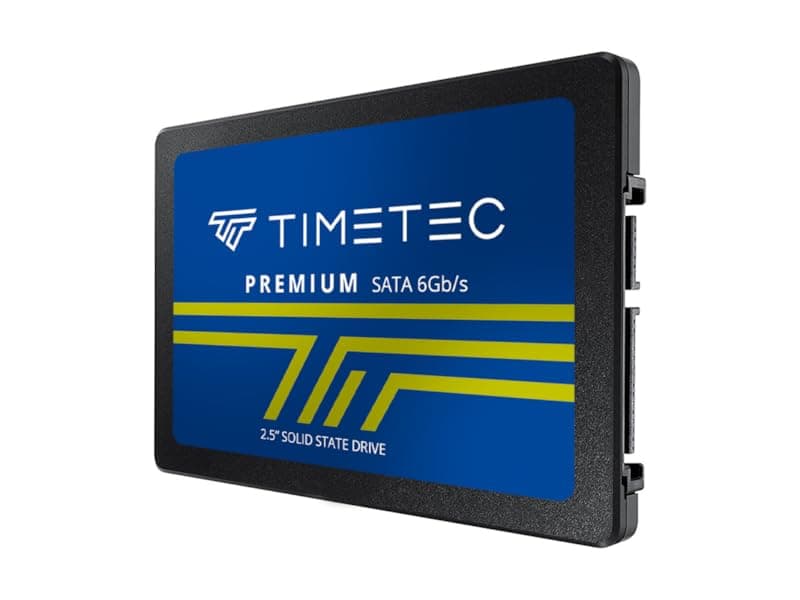 Timetec 1TB SSD 3D NAND SATA III 6Gb/s 2.5 Inch 7mm (0.28") Read Speed Up to 550 MB/s SLC Cache Performance Boost Internal Solid State Drive for PC Computer Desktop and Laptop (1TB)