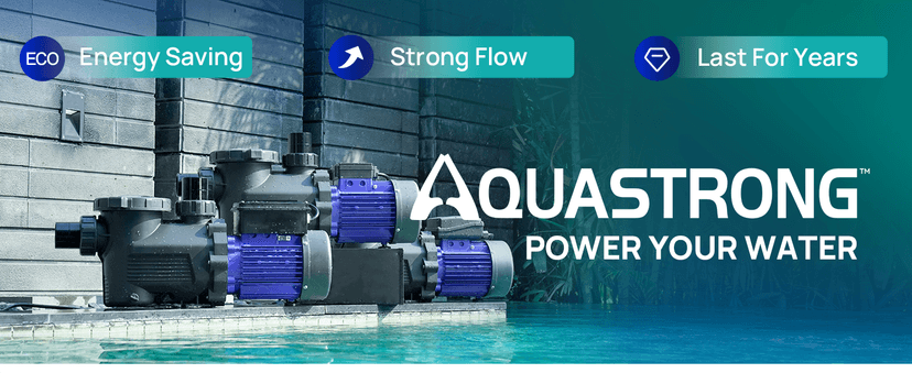 Aquastrong In/Above Ground Pool Pump High Flow Self Primming Swimming Pool Pump,Deep Blue