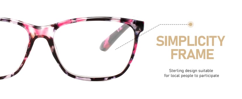 SIGVAN Ladies Reading Glasses Blue Light Blocking Spring Hinge Fashion Pattern Print Eyeglasses for Women
