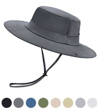 EINSKEY Wide Brim Sun Hat, UPF 50+ UV Protection Waterproof Packable Bucket Hat for Men & Women, Fishing Hiking Beach Garden